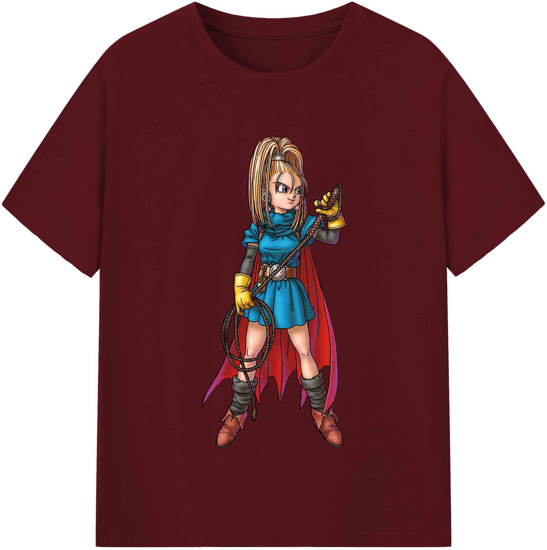 （画像用） ドラゴンクエスト Doragon Kuesuto Dragon Quest 綿100％半袖Tシャツ（フロントプリント）